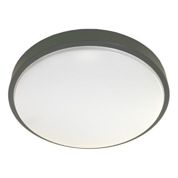 LED Stropní svítidlo se senzorem WILTON LED/24W/230V 4000K pr. 38 cm antracit
