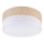 LED Stropní svítidlo SIRJA BOHO LED/20W/230V 4000K pr. 35 cm béžová/bílá
