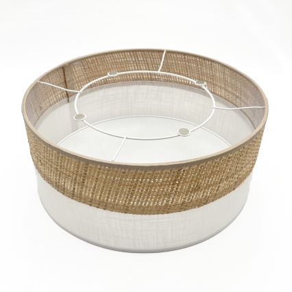 LED Stropní svítidlo SIRJA BOHO LED/20W/230V 4000K pr. 35 cm béžová/bílá