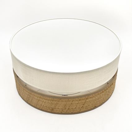 LED Stropní svítidlo SIRJA BOHO LED/20W/230V 4000K pr. 35 cm béžová/krémová