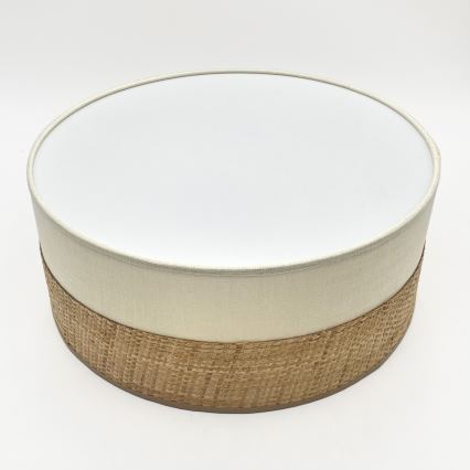 LED Stropní svítidlo SIRJA BOHO LED/20W/230V 4000K pr. 35 cm béžová/krémová