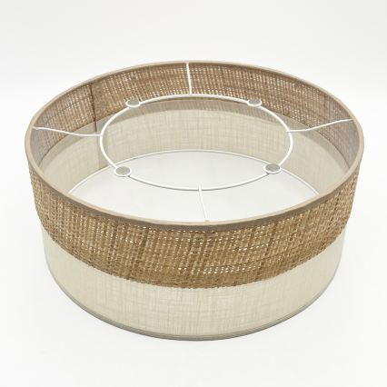 LED Stropní svítidlo SIRJA BOHO LED/20W/230V 4000K pr. 35 cm béžová/krémová