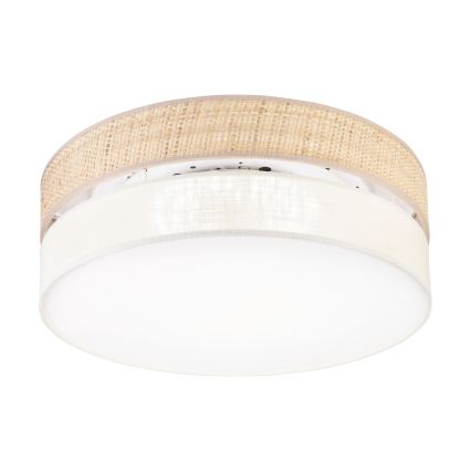 LED Stropní svítidlo SIRJA BOHO LED/36W/230V 4000K pr. 45 cm béžová/krémová
