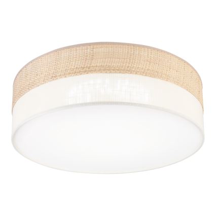 LED Stropní svítidlo SIRJA BOHO LED/36W/230V 4000K pr. 45 cm béžová/krémová