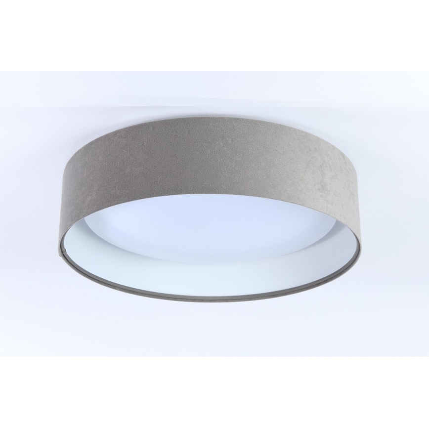 LED Stmívatelné stropní svítidlo SMART GALAXY LED/24W/230V pr. 45 cm 2700-6500K Wi-Fi Tuya šedá/bílá + dálkové ovládání