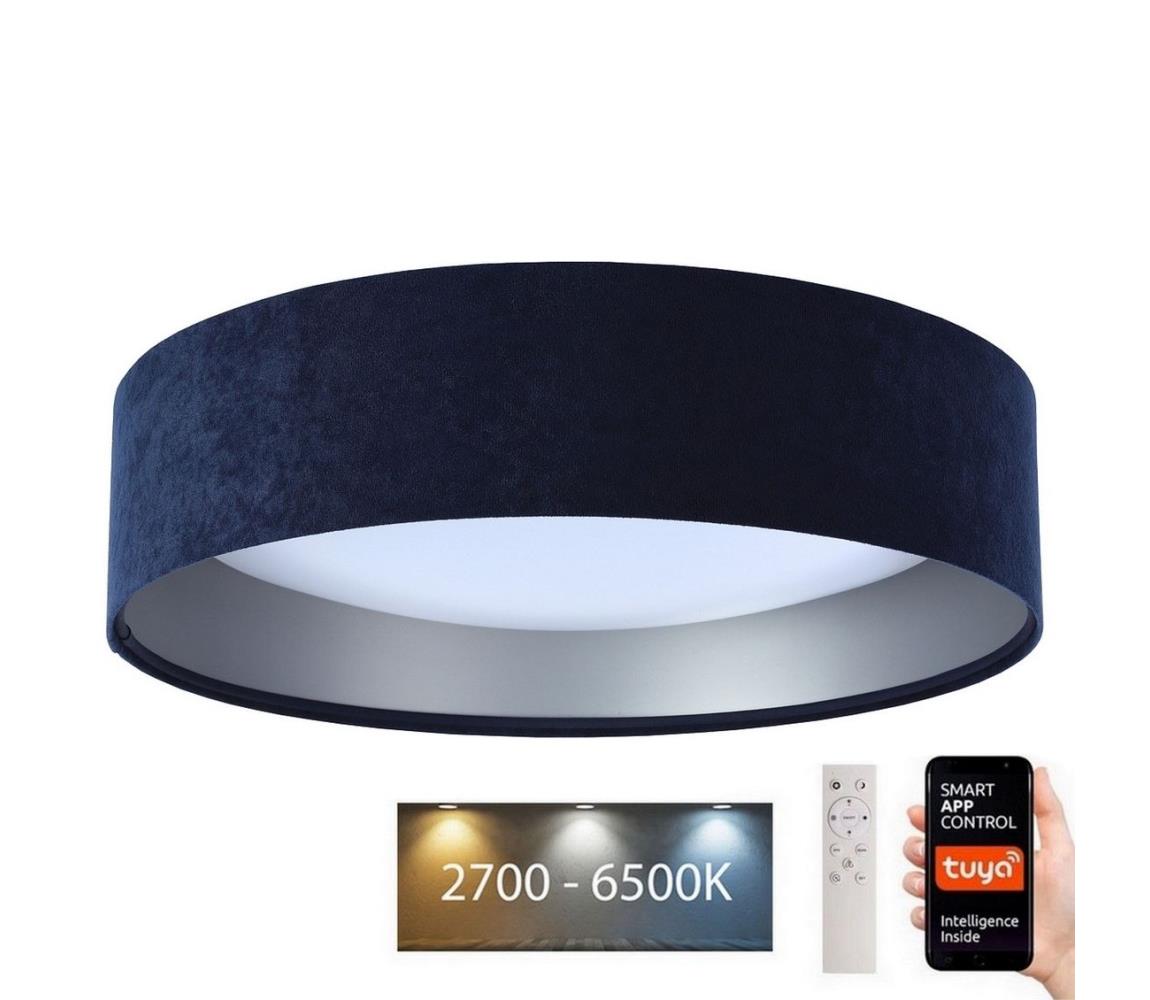  LED Stropní svítidlo SMART GALAXY LED/36W/230V Wi-Fi Tuya modrá/stříbrná + DO 