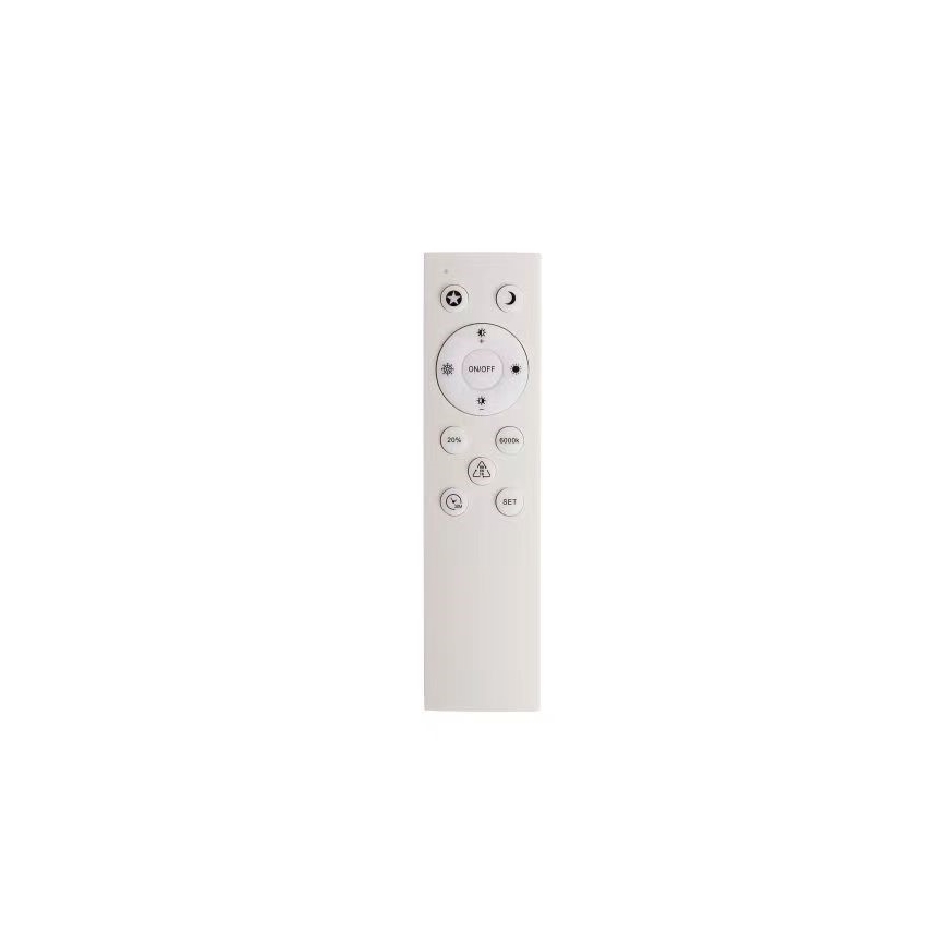 LED Stmívatelné stropní svítidlo SMART GALAXY LED/36W/230V pr. 55 cm 2700-6500K Wi-Fi Tuya šedá/bílá + dálkové ovládání