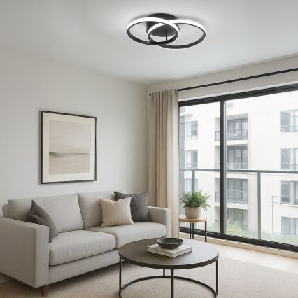 LED Stropní svítidlo TITANO LED/12W/230V černá