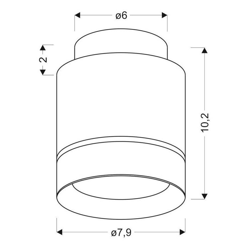 LED Stropní svítidlo TUBA LED/12W/230V
