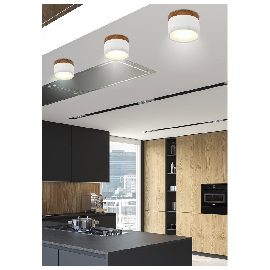 LED Stropní svítidlo TUBA LED/9W/230V bílá/béžová