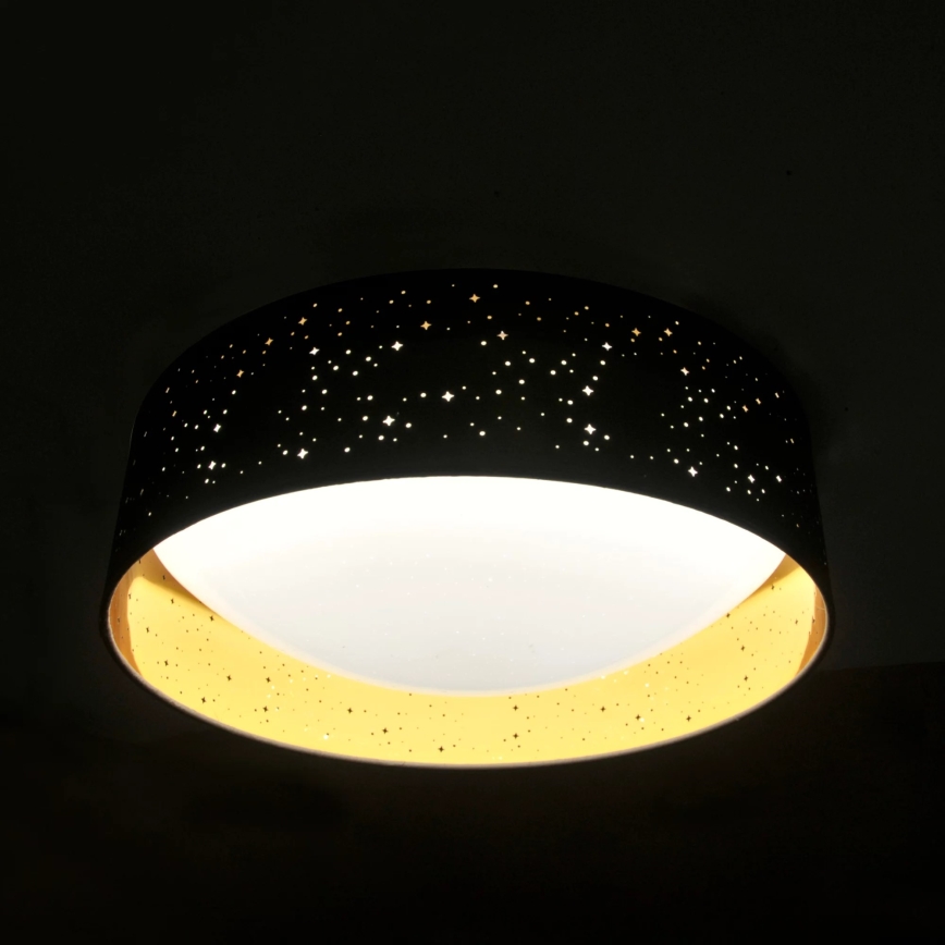 LED Stropní svítidlo TULUZA LED/24W/230V pr. 40 cm černá