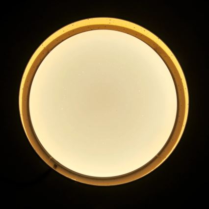 LED Stropní svítidlo TULUZA LED/24W/230V pr. 40 cm hnědá