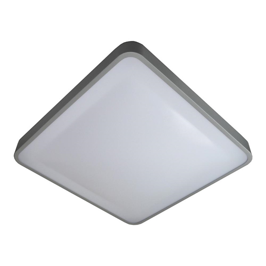 LED Stropní svítidlo WILTON LED/24W/230V 37,5x37,5 cm šedá