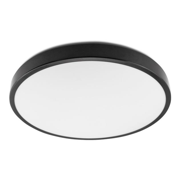 LED Stropní svítidlo ZOE LED/18W/230V IP44 černá