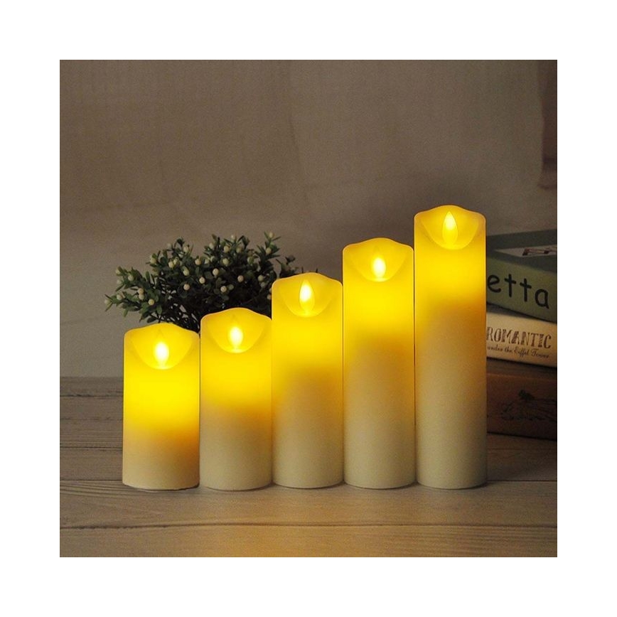 LED Svíčka LED/2xAA teplá bílá 17,5 cm