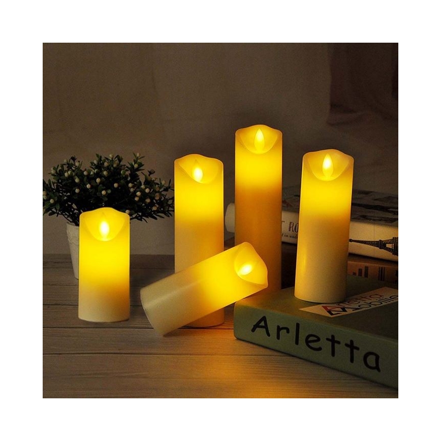 LED Svíčka LED/2xAA teplá bílá 17,5 cm