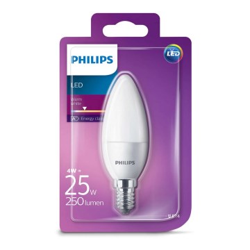 LED svíčka Philips E14/4W/230V 2700K