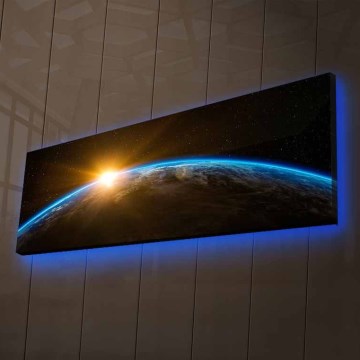 LED Svítící dekorační obraz LED/9V