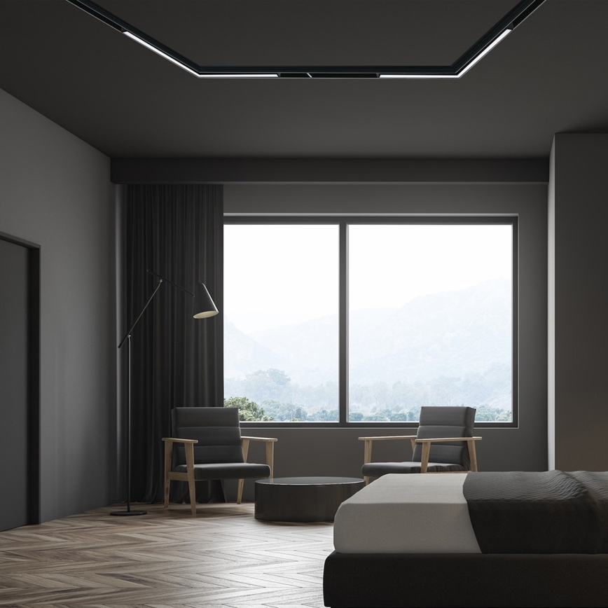 LED Svítidlo do lištového systému MAGNETIC TRACK LED/24W/48V