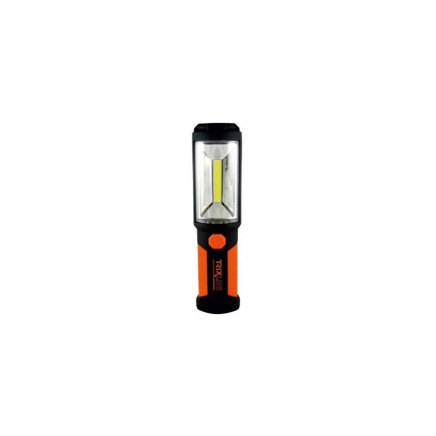 LED Svítilna LED+COB/3W/3xAA oranžová