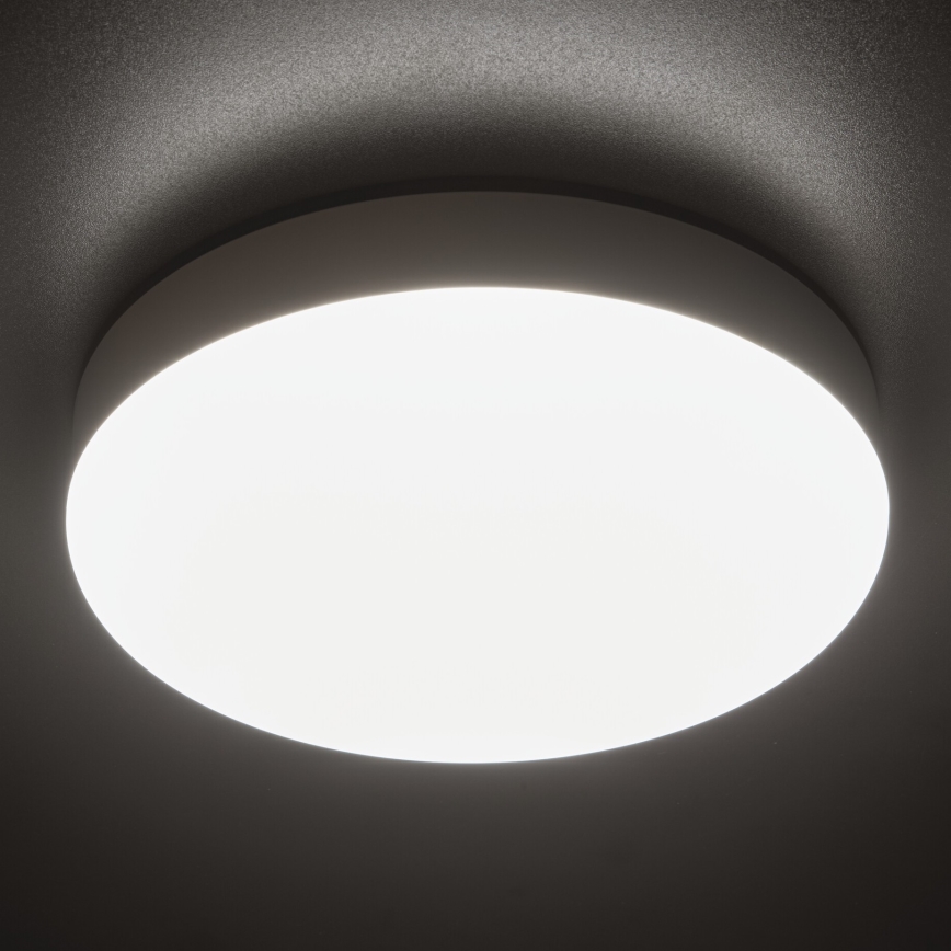 LED Technické stropní svítidlo se senzorem pohybu IPER LED/10W/230V IK10 IP65 kulatý bílá