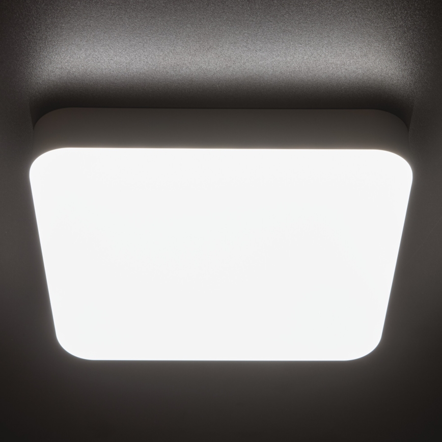 LED Technické stropní svítidlo se senzorem pohybu IPER LED/26W/230V IK10 IP65 hranatý bílá