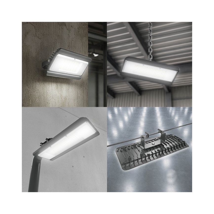 LED Technické svítidlo 4v1 MULTILUXO LED/100W/230V 4000K IP65 30 cm