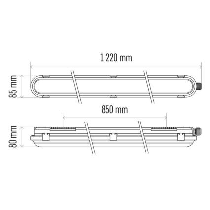 LED Technické svítidlo LED/36W/230V IP66 4000K