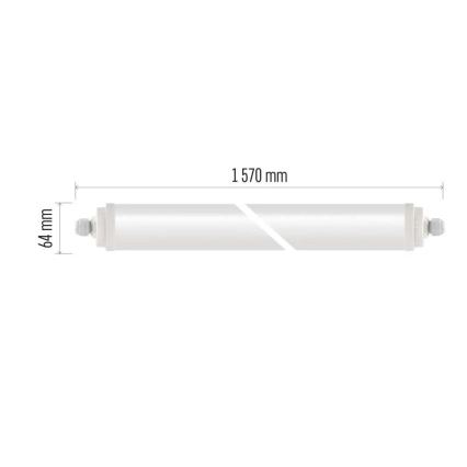 LED Technické svítidlo LED/51W/230V IP65 4000K 157 cm