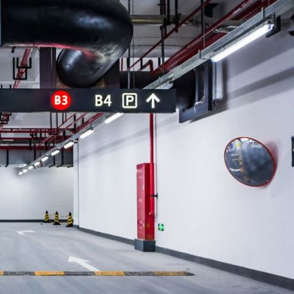 LED Technické zářivkové svítidlo s nouzovým modulem LED/48W/230V 6500K IP65 2200 mAh 150 cm