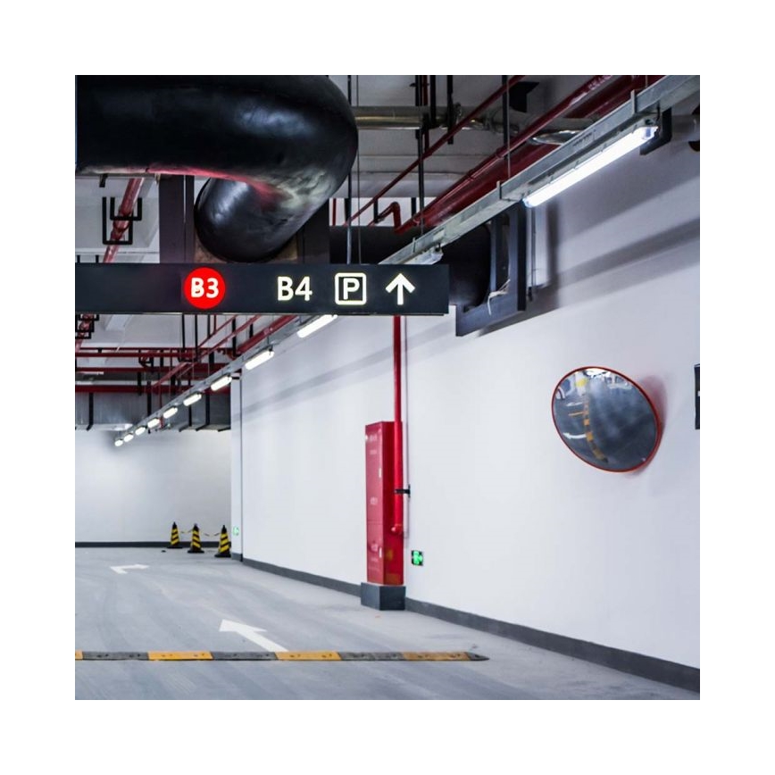 LED Technické zářivkové svítidlo s nouzovým modulem LED/48W/230V 6500K IP65 2200 mAh 150 cm