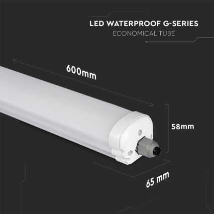 LED Technické zářivkové svítidlo G-SERIES LED/18W/230V 4000K IP65 60 cm