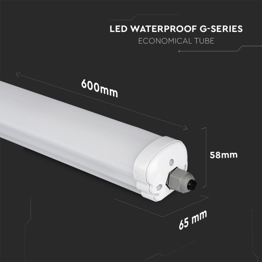 LED Technické zářivkové svítidlo G-SERIES LED/18W/230V 4000K IP65 60 cm