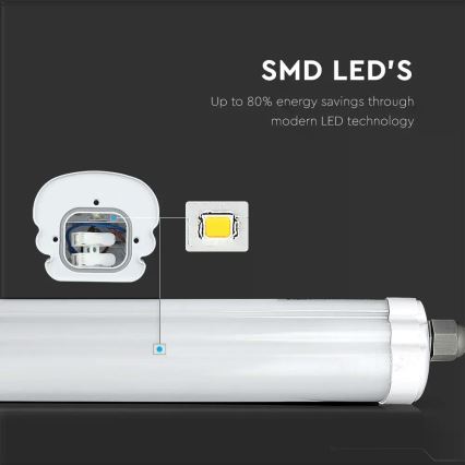 LED Technické zářivkové svítidlo G-SERIES LED/48W/230V 4000K 150cm IP65