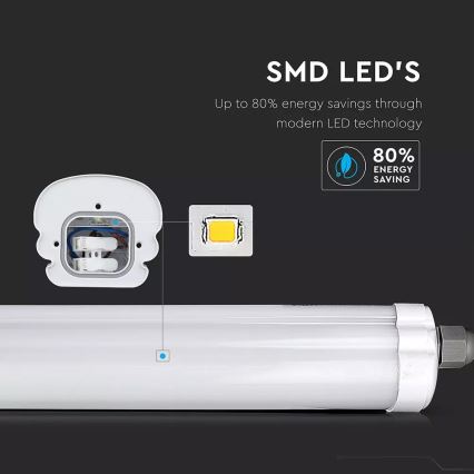 LED Technické zářivkové svítidlo G-SERIES LED/48W/230V 6400K 150cm IP65