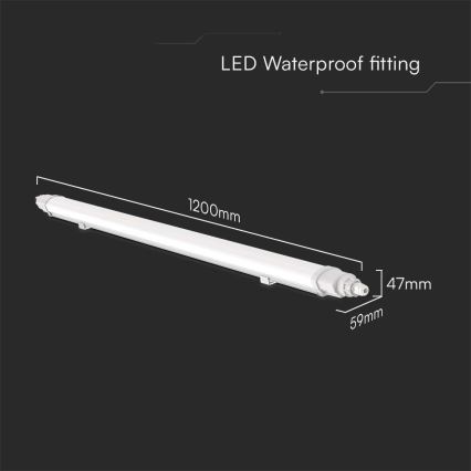 LED Technické zářivkové svítidlo LED/36W/230V 4000K IP65 120 cm