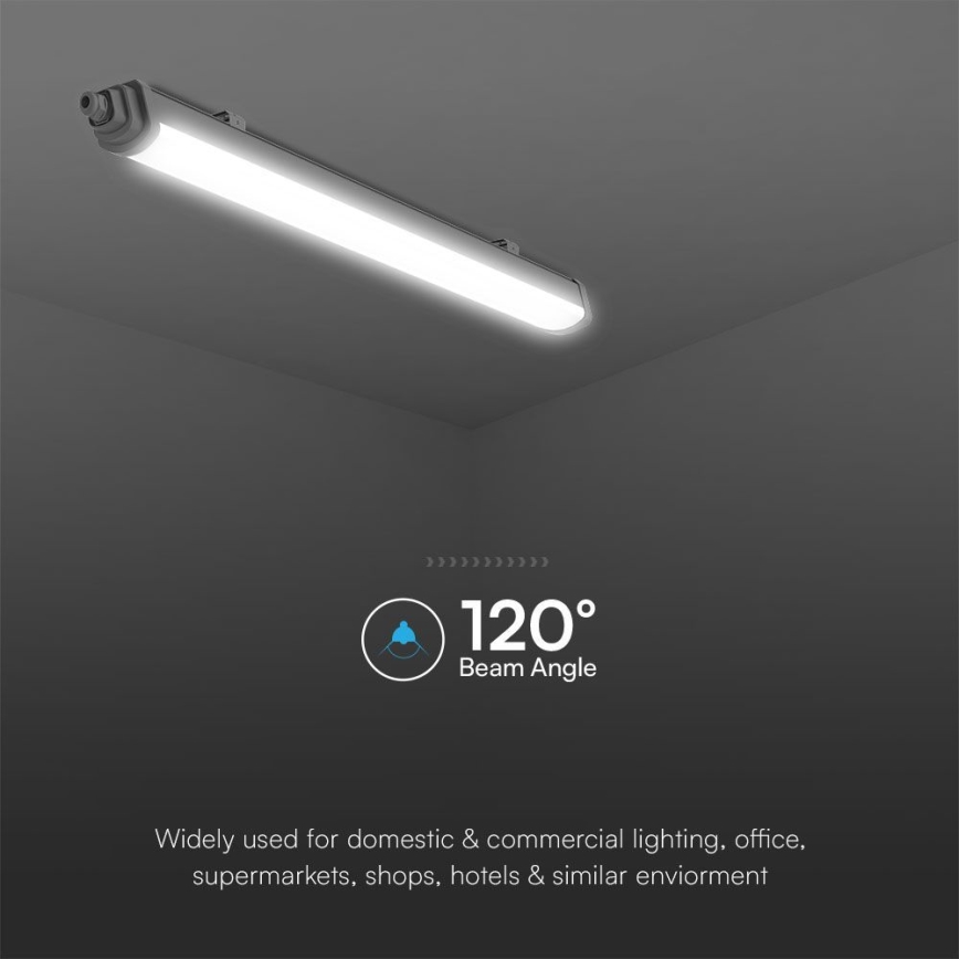 LED Technické zářivkové svítidlo SAMSUNG CHIP LED/48W/230V 6500K IP65 150 cm