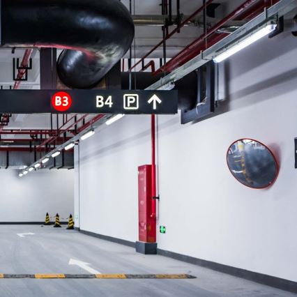 LED Technické zářivkové svítidlo se senzorem pohybu a soumraku LED/48W/230V IP65 4000K 150 cm