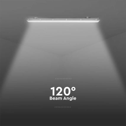 LED Technické zářivkové svítidlo se senzorem pohybu a soumraku LED/48W/230V IP65 4000K 150 cm