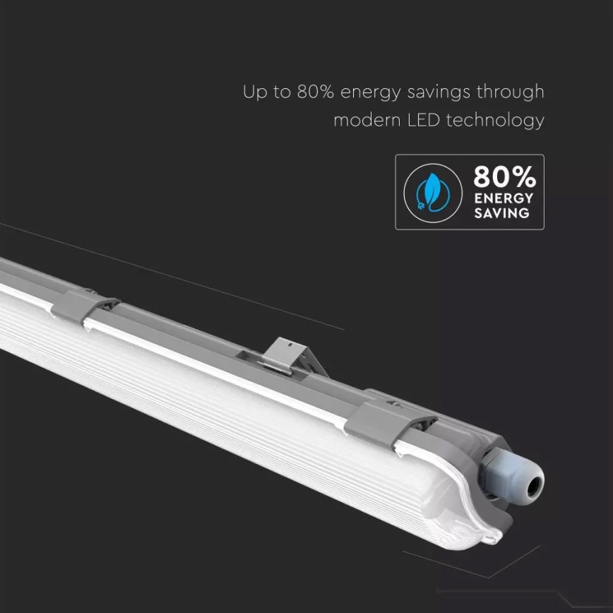 LED Technické zářivkové svítidlo T8 1xG13/18W/230V 4000K 120cm IP65