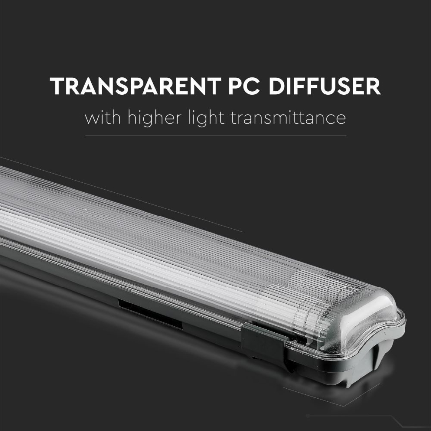 LED Technické zářivkové svítidlo T8 2xG13/22W/230V IP65 6400K 156 cm