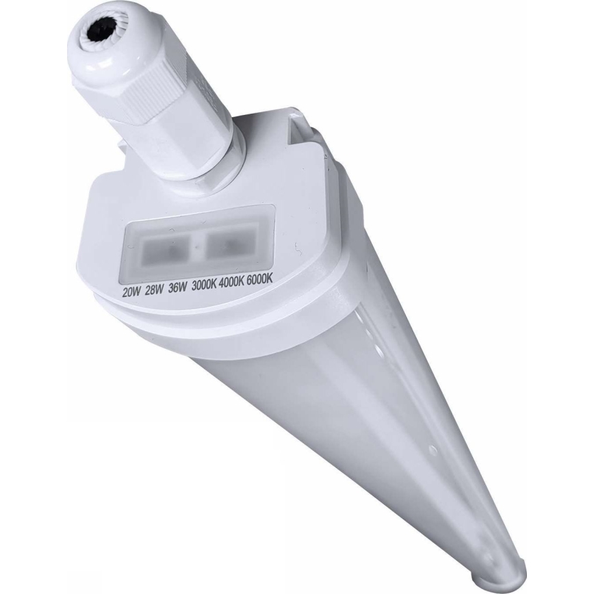 LED Stmívatelné technické zářivkové svítidlo VOLITER LED/20/28/36W/230V 3000/4000/6000K 120 cm IP65 bílá