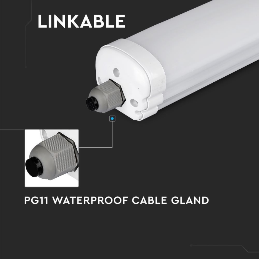 LED Technické zářivkové svítidlo X-SERIES LED/24W/230V 4000K 120cm IP65