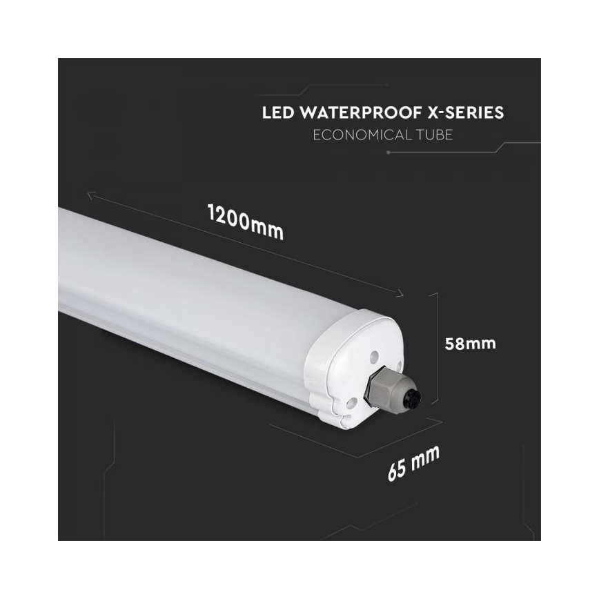 LED Technické zářivkové svítidlo X-SERIES LED/24W/230V 6500K 120cm IP65