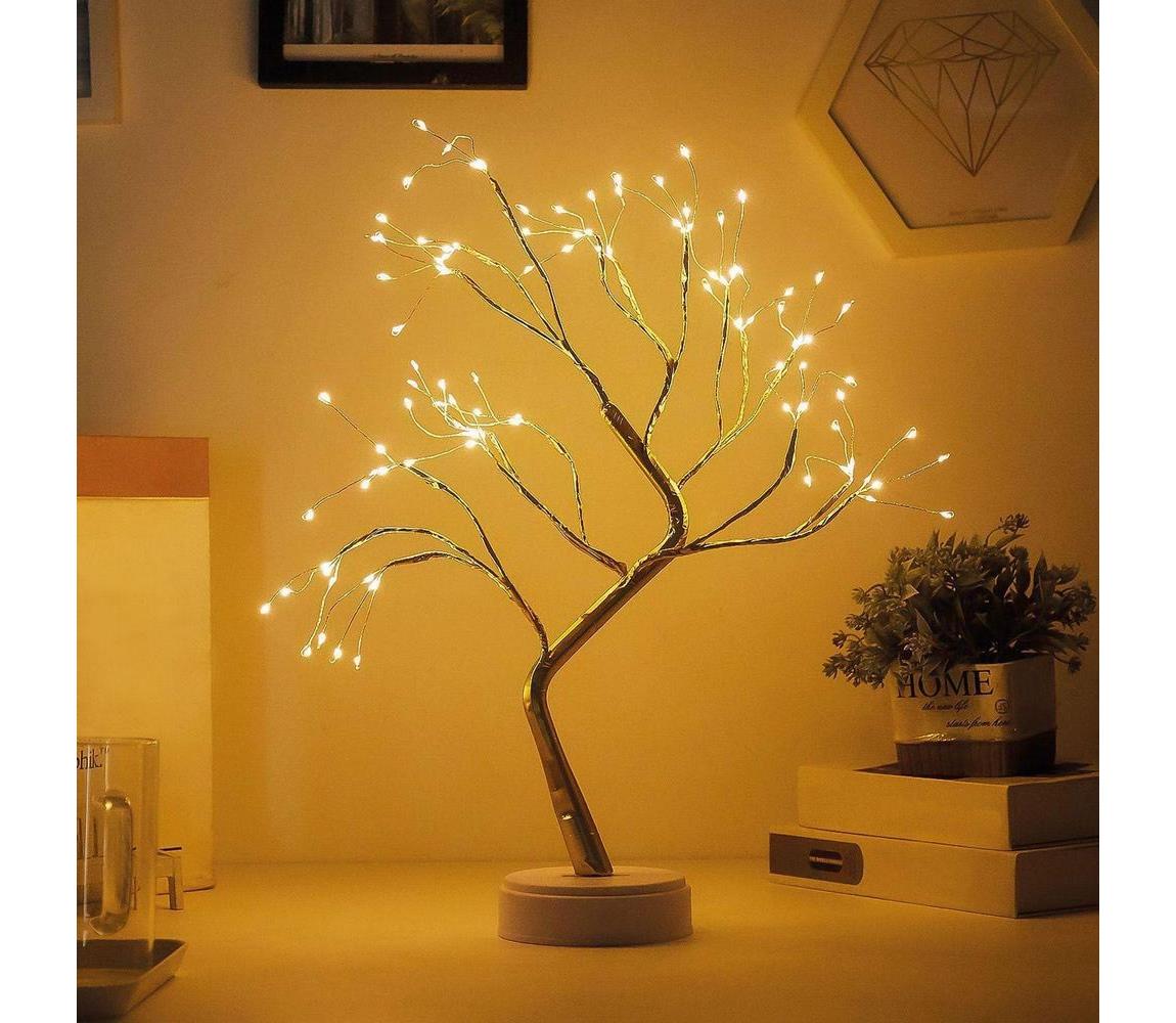 Family LED Vánoční dekorace 102xLED/3xAA teplá bílá LC3549