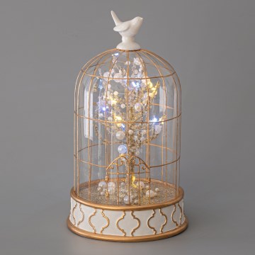 LED Vánoční dekorace 12xLED/3xAAA teplá bílá