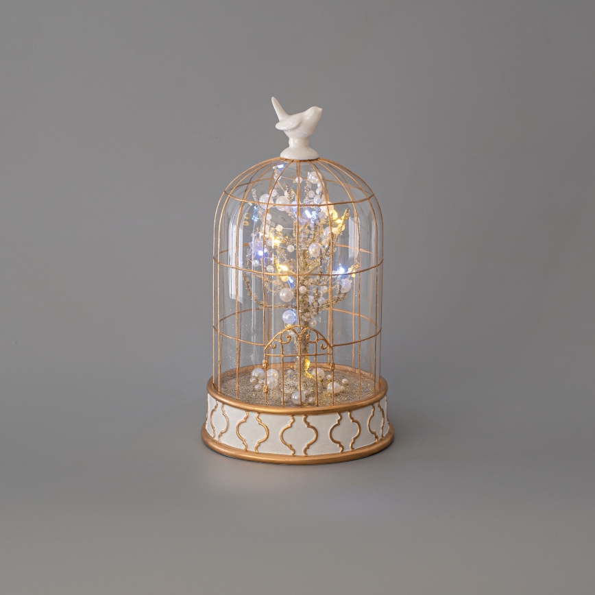 LED Vánoční dekorace 12xLED/3xAAA teplá bílá