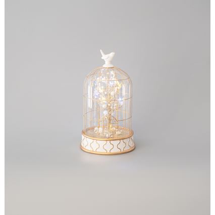 LED Vánoční dekorace 12xLED/3xAAA teplá bílá