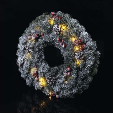 LED Vánoční dekorace 20xLED/2xAA pr. 38 cm