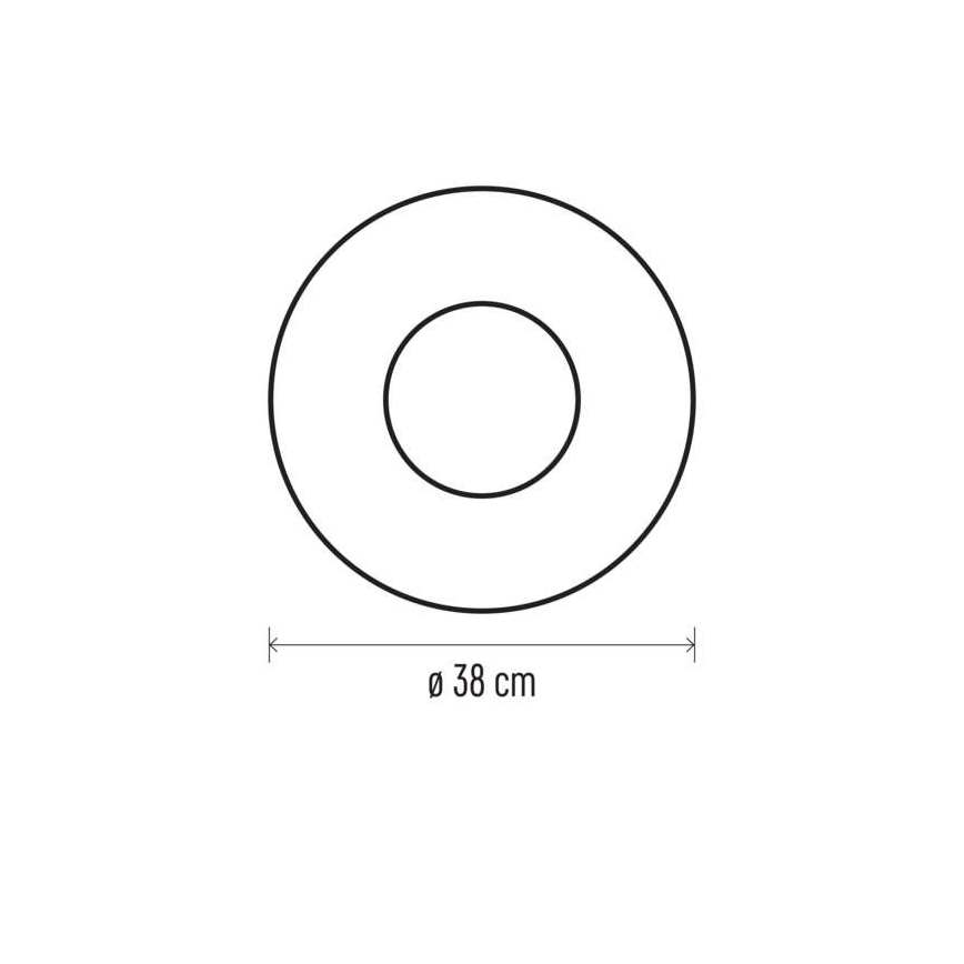 LED Vánoční dekorace 20xLED/2xAA pr. 38 cm